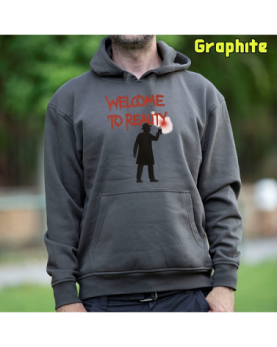 Sudadera hombre con capucha Welcome To Reality