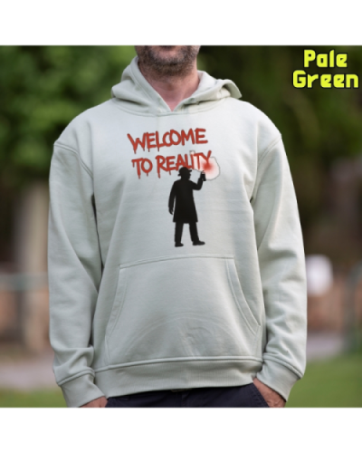 Sudadera hombre con capucha Welcome To Reality