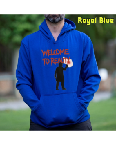 Sudadera hombre con capucha Welcome To Reality