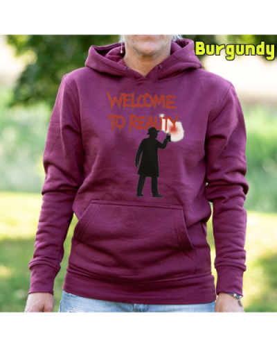Sudadera mujer con capucha Welcome To Reality