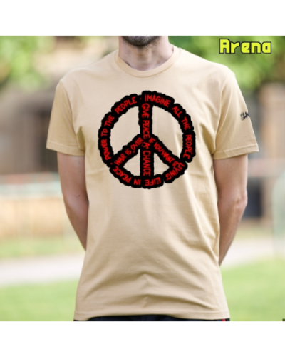 Camiseta Hombre Manga Corta-Imagine All Khaki