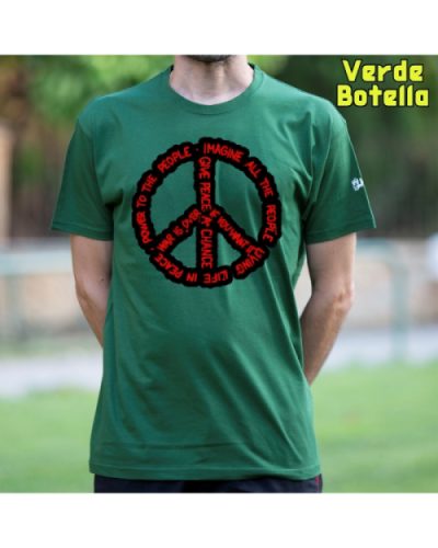 Camiseta Hombre Manga Corta-Imagine All Khaki