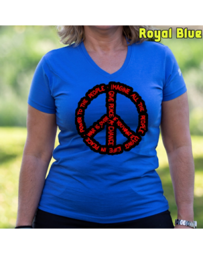 Camiseta Mujer Manga Corta-Imagine All Charcoal