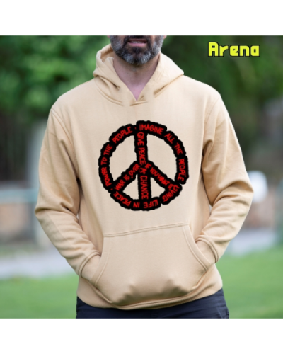 Sudadera hombre con capucha Imagine All