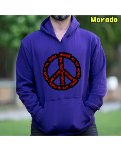 Sudadera hombre con capucha Imagine All