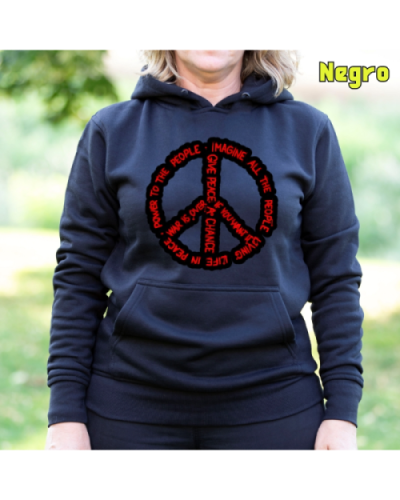 Sudadera mujer con capucha Imagine All