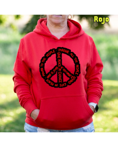Sudadera mujer con capucha Imagine All