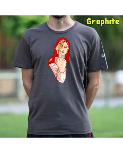 Camiseta Hombre Manga Corta-Kaperucita Red Graphite