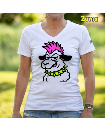 Gizonezkoen Kamiseta-Latxa Punk