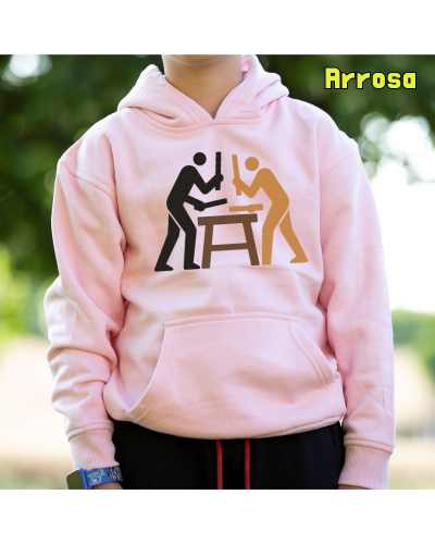 Haurren jertsea kaputxarekin – Txalaparta