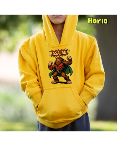 Haurren jertsea kaputxarekin – Basajaun Komiz