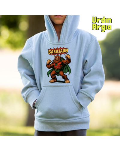 Haurren jertsea kaputxarekin – Basajaun Komic