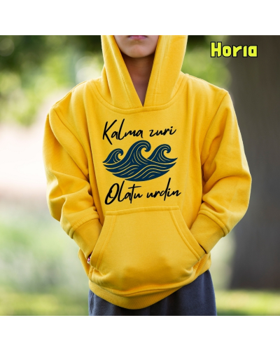 Haurren jertsea kaputxarekin – Kalma Zuri