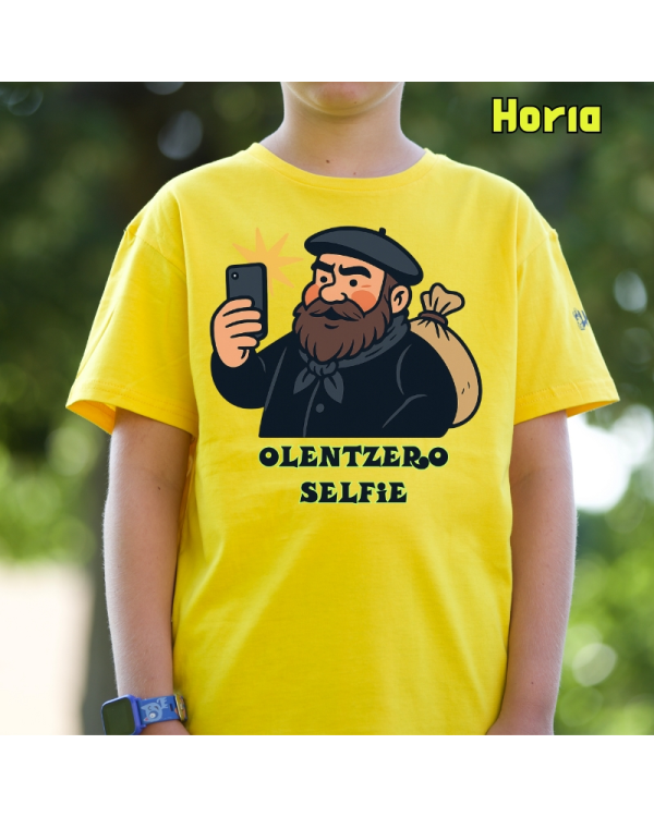 Haur Kamiseta - Olentzero Selfie