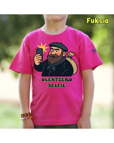 Haur Kamiseta - Olentzero Selfie
