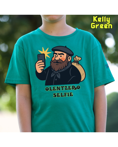 Haur Kamiseta - Olentzero Selfie