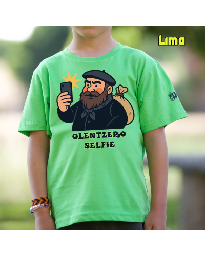 Haur Kamiseta - Olentzero Selfie