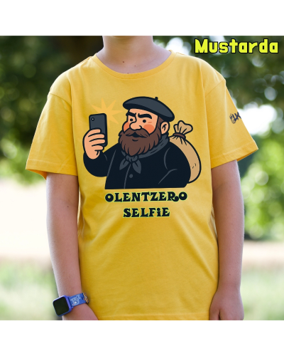 Haur Kamiseta - Olentzero Selfie