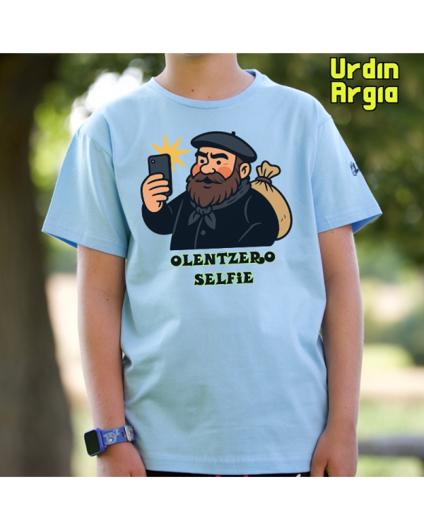 Haur Kamiseta - Olentzero Selfie