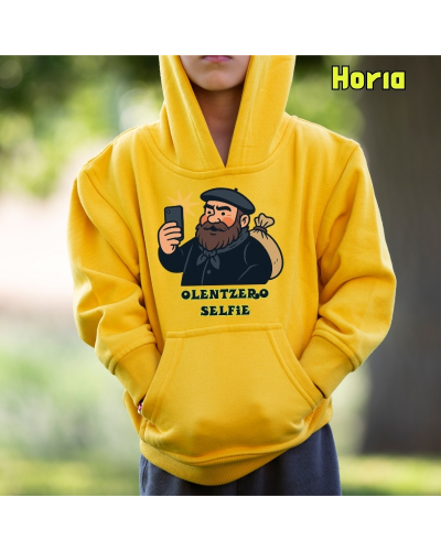 Haurren jertsea kaputxarekin - Olentzero Selfie