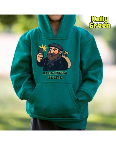 Haurren jertsea kaputxarekin - Olentzero Selfie