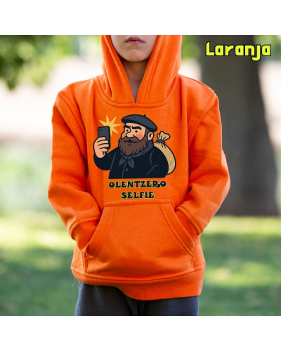 Haurren jertsea kaputxarekin - Olentzero Selfie