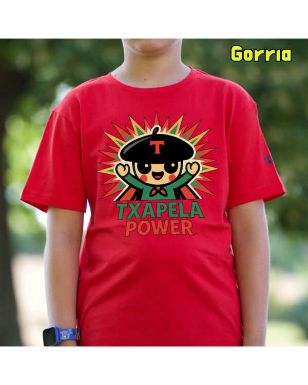 Haur Kamiseta - Txapela Power