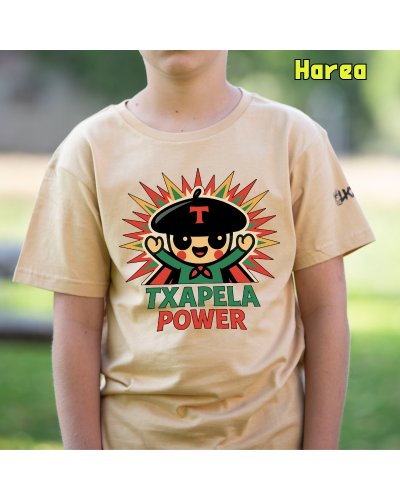 Haur Kamiseta - Txapela Power