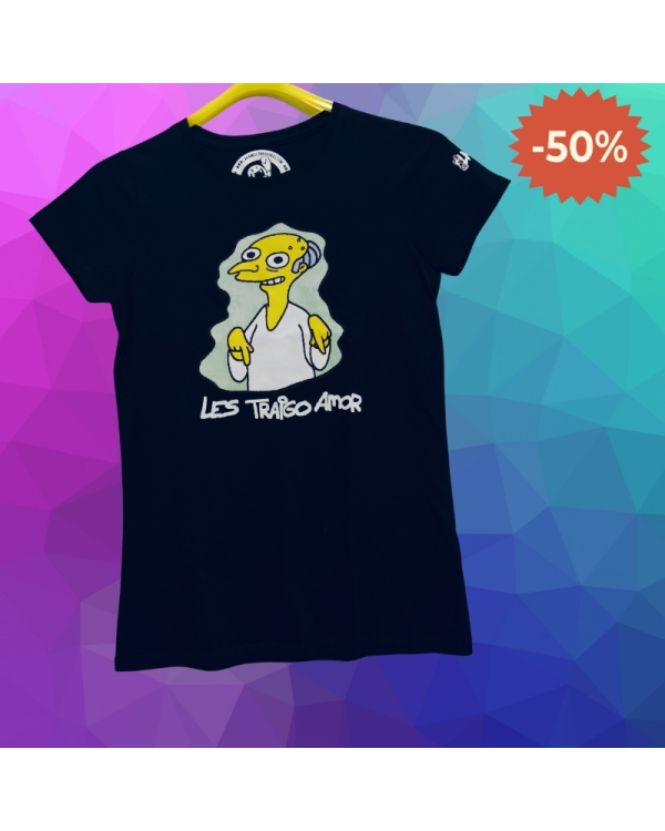 Camiseta Mujer Manga Corta LES TRAIGO AMOR