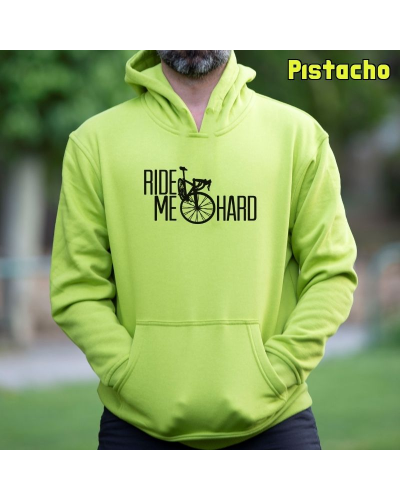 Sudadera hombre con capucha RIDE ME HARD  La Kamiseta K Buskas