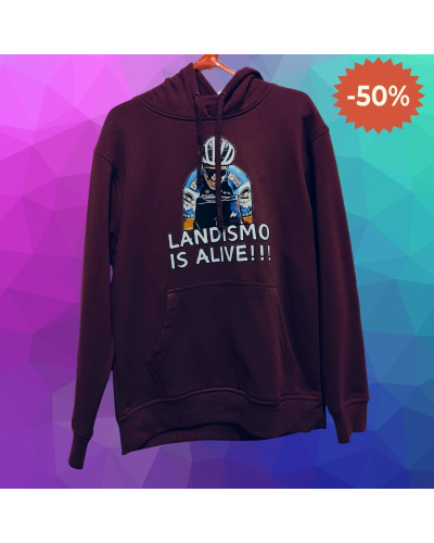 Sudadera Hombre con Capucha LANDISMO IS ALIVE