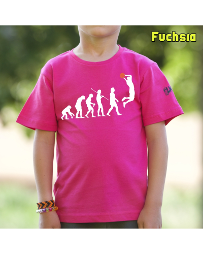 Camiseta niño Basket Evolution - manga corta