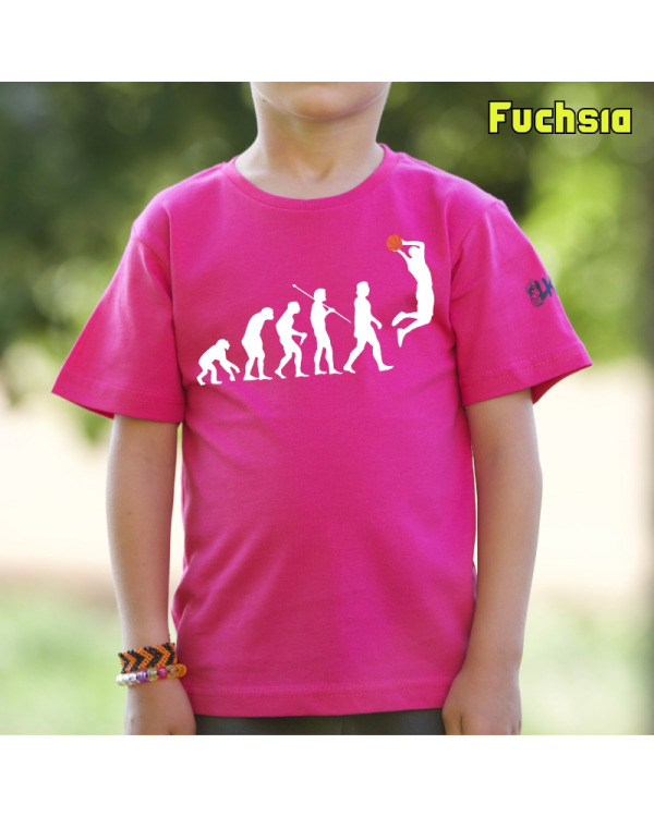 Camiseta niño Basket Evolution - manga corta