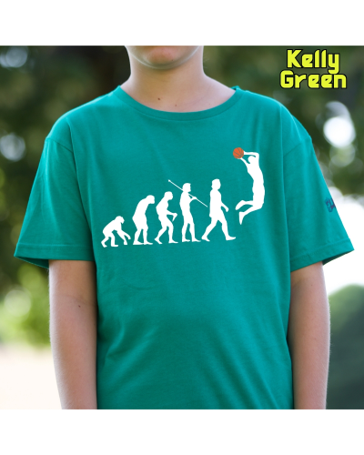 Camiseta niño Basket Evolution - manga corta