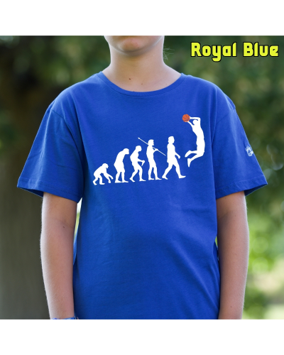 Camiseta niño Basket Evolution - manga corta