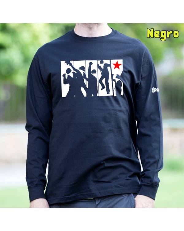 Camiseta Hombre Manga Larga - Antifa