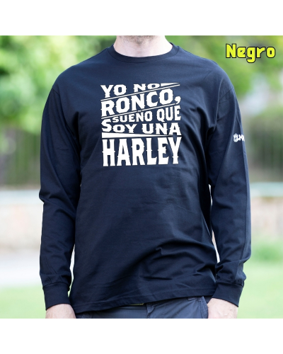 Camiseta Hombre Manga Larga - Yo No Ronco