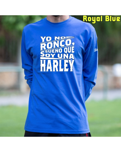 Camiseta Hombre Manga Larga - Yo No Ronco