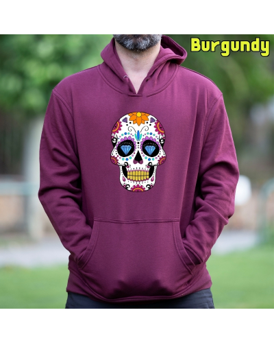 Sudadera hombre con capucha Mexican Skull