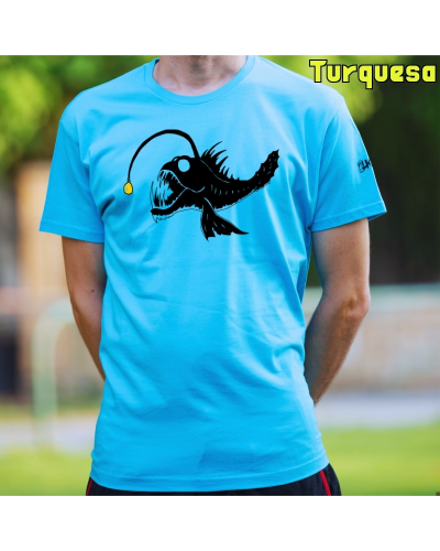 Camiseta Hombre Manga Corta - Pez Abisal