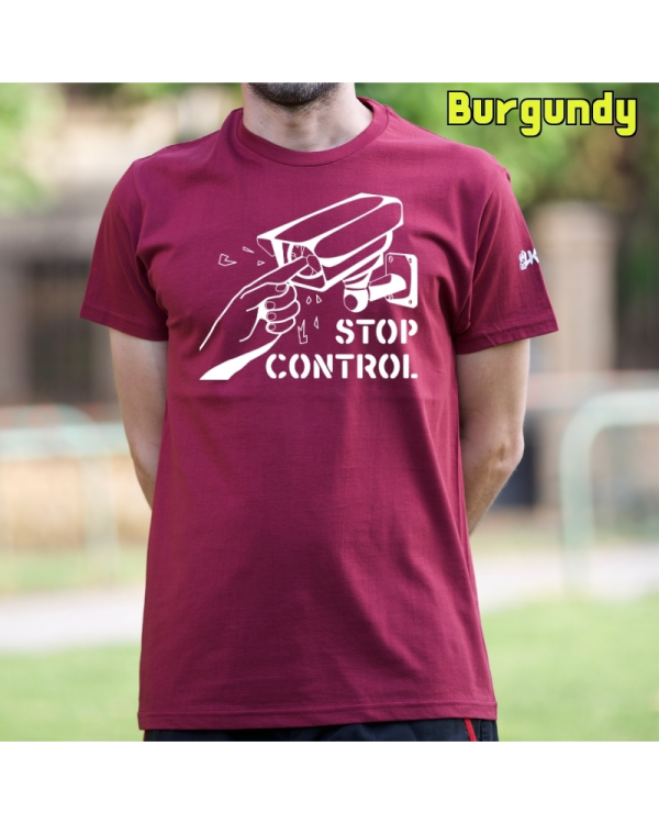 Camiseta Hombre Manga Corta - Stop Control
