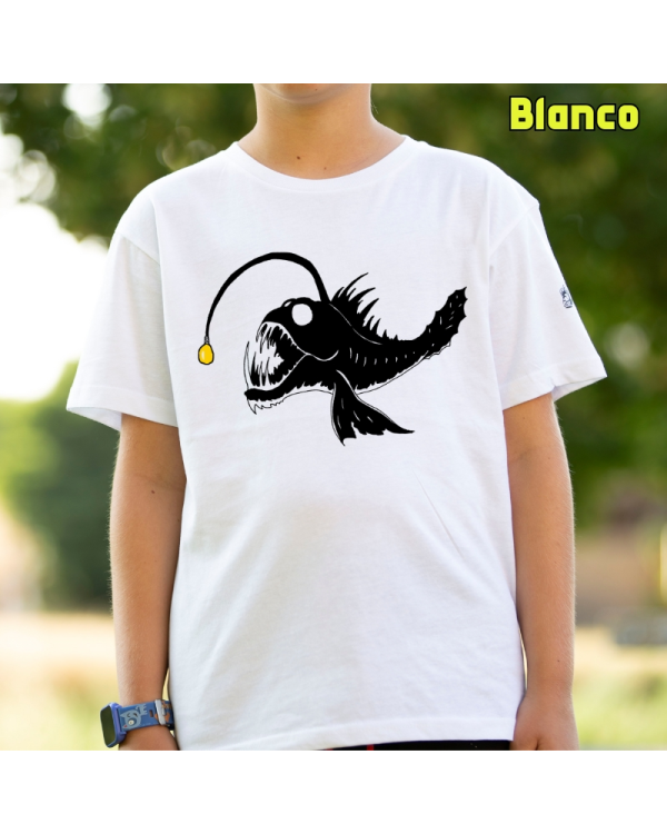 Camiseta niño Pez Abisal- manga corta