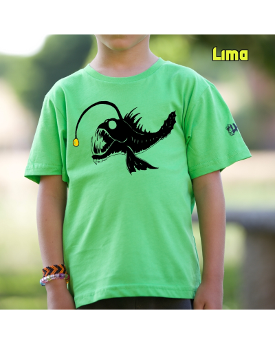 Camiseta niño Pez Abisal- manga corta