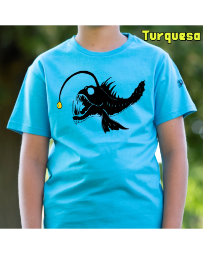 Camiseta niño Pez Abisal- manga corta