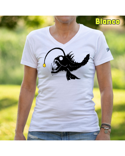 Camiseta Mujer Pez Abisal - manga corta