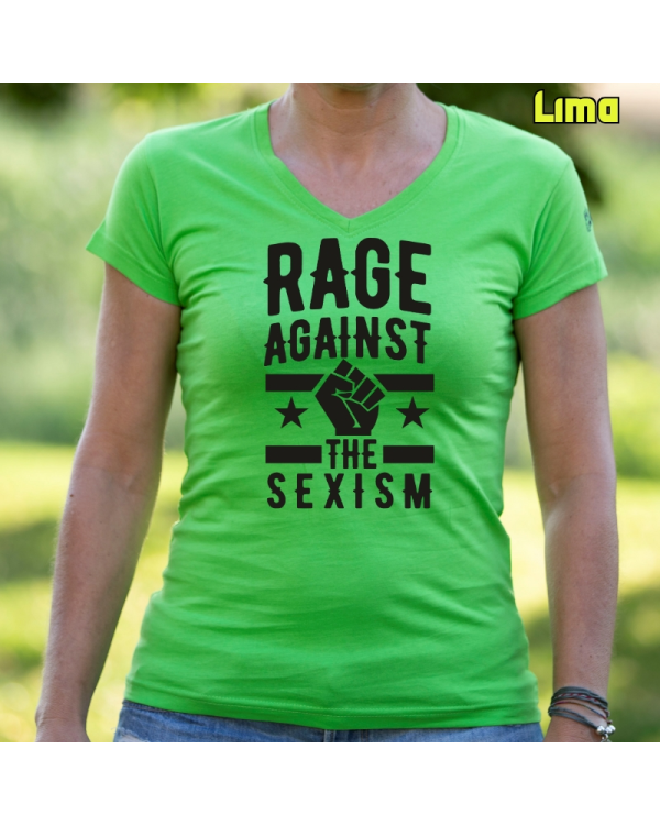 Camiseta Mujer Rage Against The Sexism - manga corta