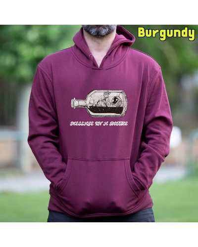 Sudadera Hombre con Capucha - Message In A Bottle