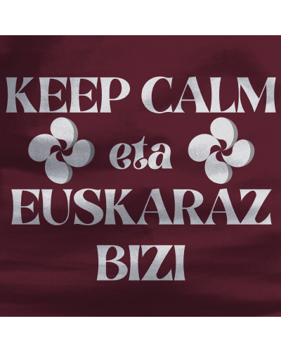 Haur Kamiseta - KEEP CALM EUSKARAZ BIZI