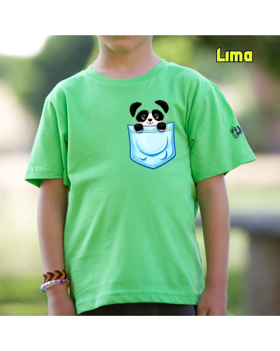 Camiseta niño manga corta - Pandita