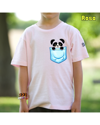 Camiseta niño manga corta - Pandita